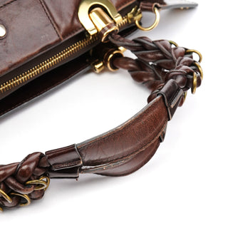 Chloe Brown Leather Heloise 2-Way Bag