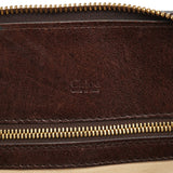 Chloé Sac deux portés Heloise en cuir marron