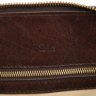 Chloe Brown Leather Heloise 2-Way Bag