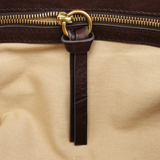 Chloe Brown Leather Heloise 2-Way Bag