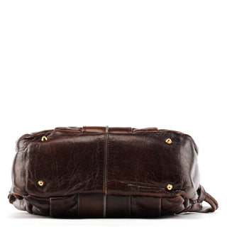 Chloe Brown Leather Heloise 2-Way Bag