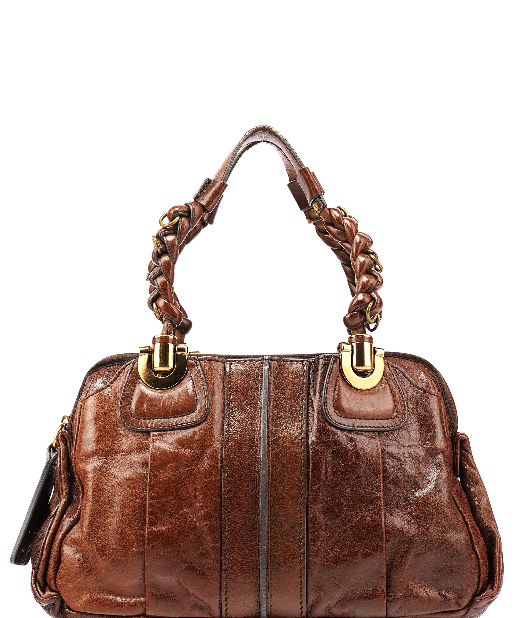 Chloé Brown Leather Heloise Shoulder Bag