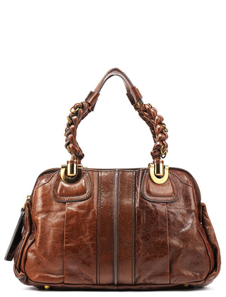 Chloé Brown Leather Heloise Shoulder Bag