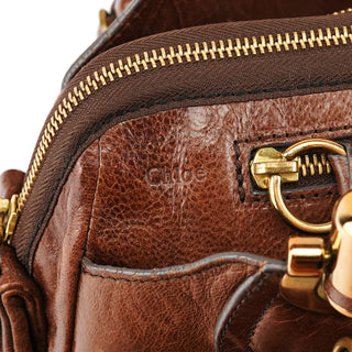 Chloé Brown Leather Heloise Shoulder Bag