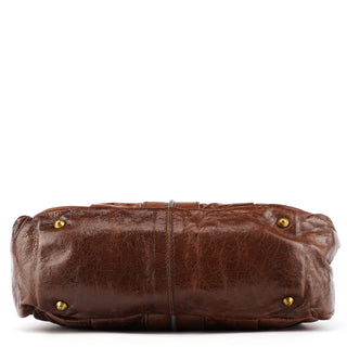 Chloé Brown Leather Heloise Shoulder Bag