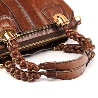 Chloé Brown Leather Heloise Shoulder Bag