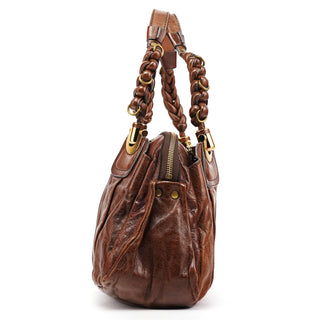 Chloé Brown Leather Heloise Shoulder Bag