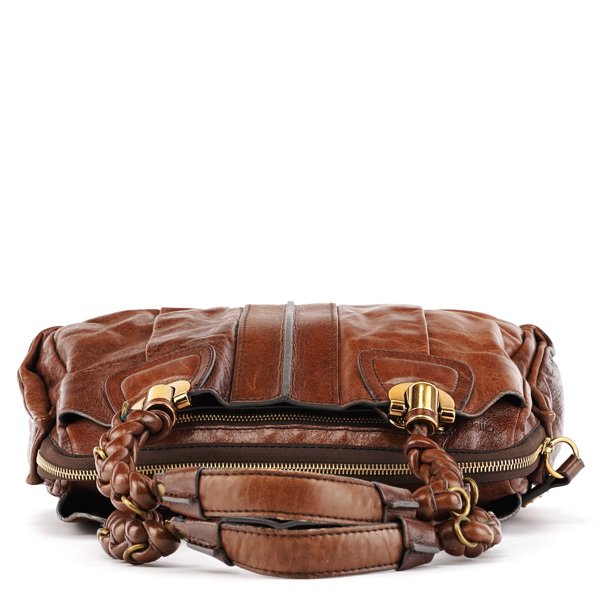 Chloé Brown Leather Heloise Shoulder Bag