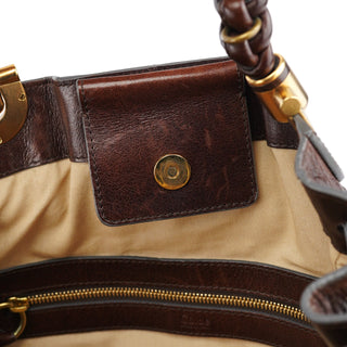 Chloe Brown Leather Héloise Tote