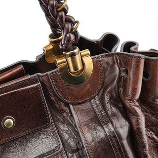 Chloe Brown Leather Héloise Tote