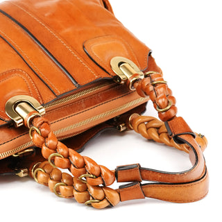 Chloe Brown Leather Heloise Tote Bag