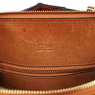 Chloe Brown Leather Heloise Tote Bag