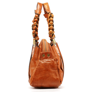 Chloe Brown Leather Heloise Tote Bag