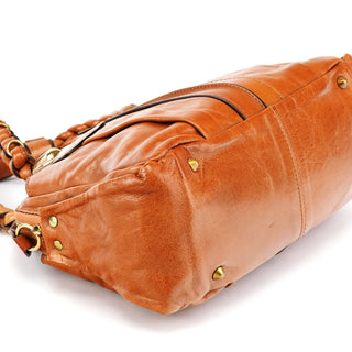 Chloe Brown Leather Heloise Tote Bag