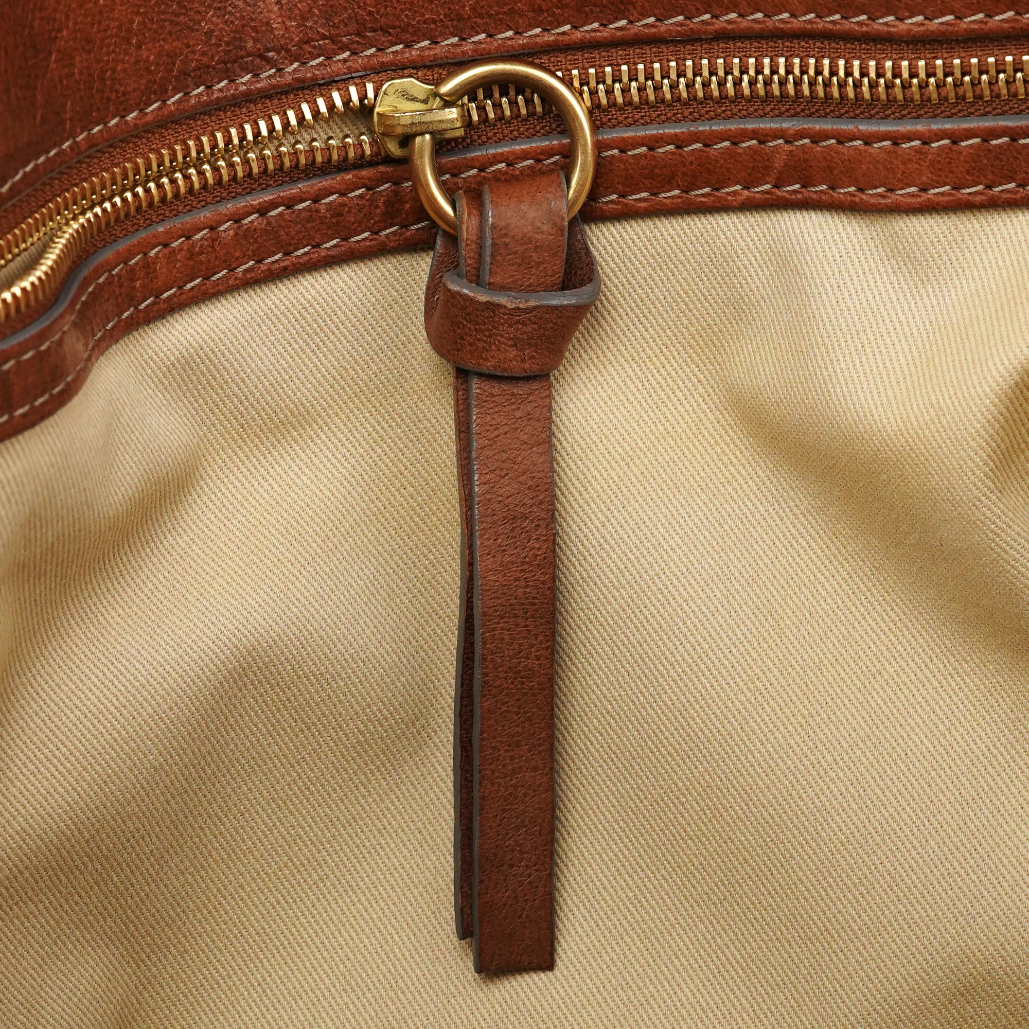Chloé Brown Leather Heloise Tote Bag