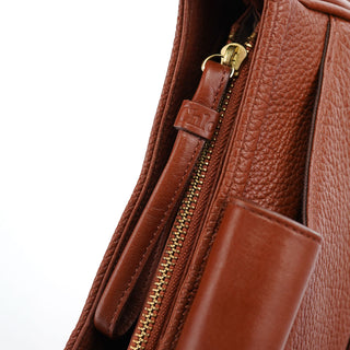 Chloé Brown Leather Hobo Shoulder Bag