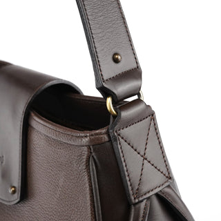 Chloe Brown Leather Hobo Shoulder Bag