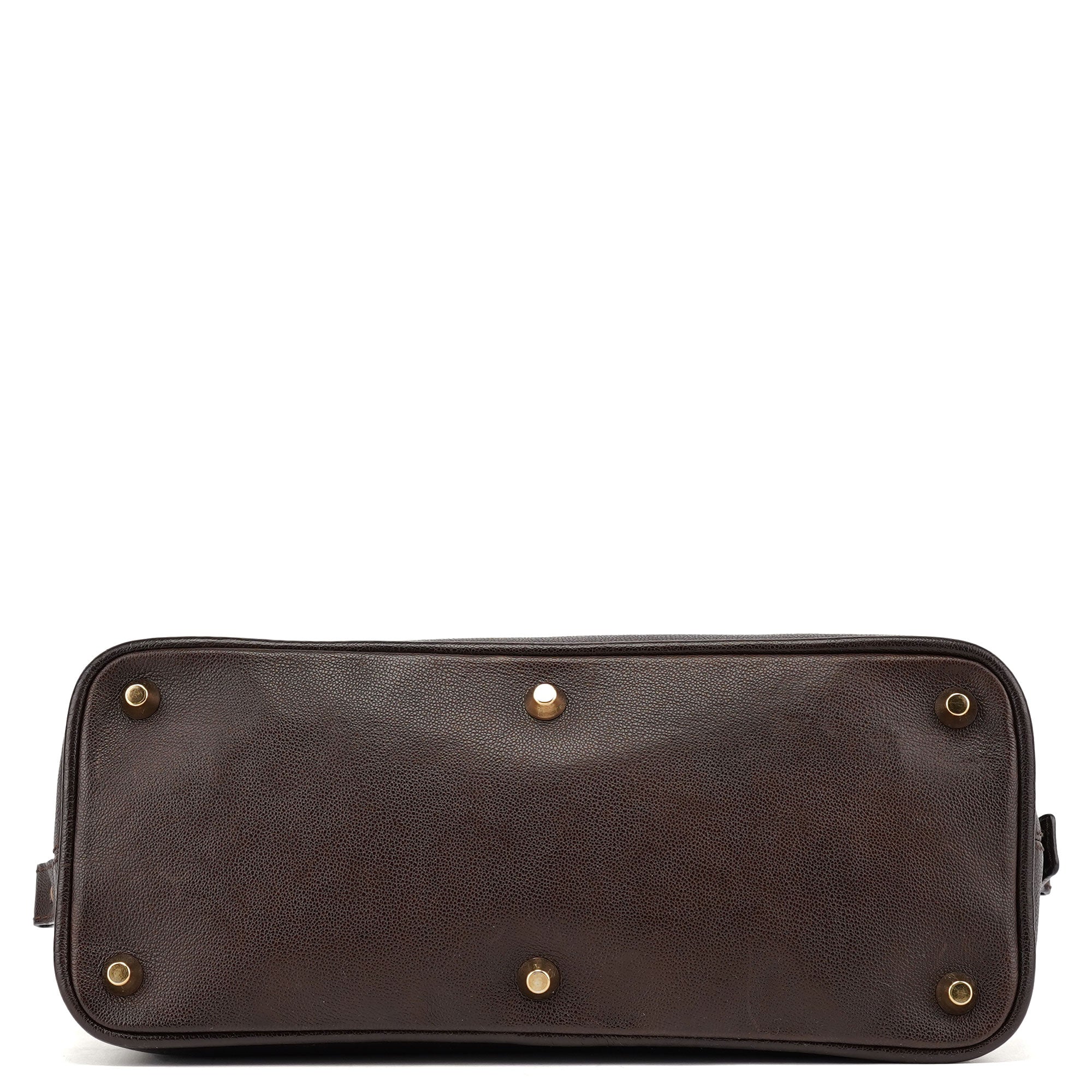 Chloé Brown Leather Kerala Tote Bag