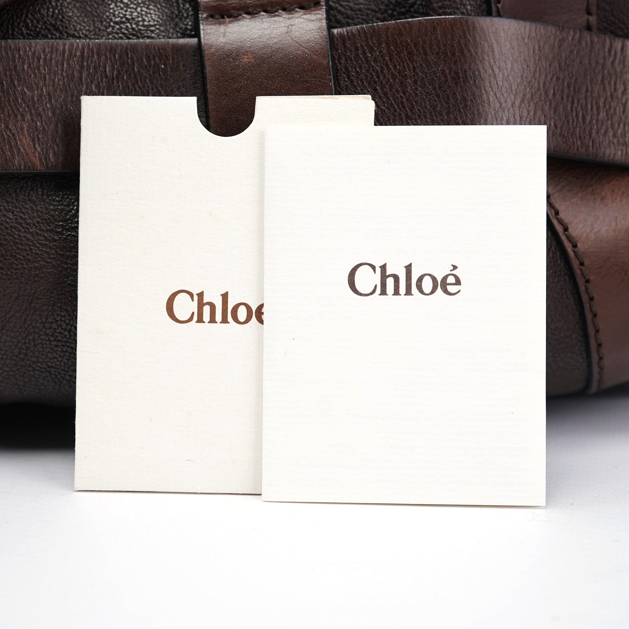 Chloé Brown Leather Kerala Tote Bag