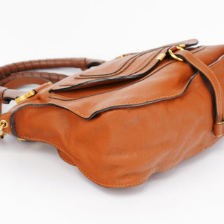 Chloé Brown Leather Marcie 2-Way Bag
