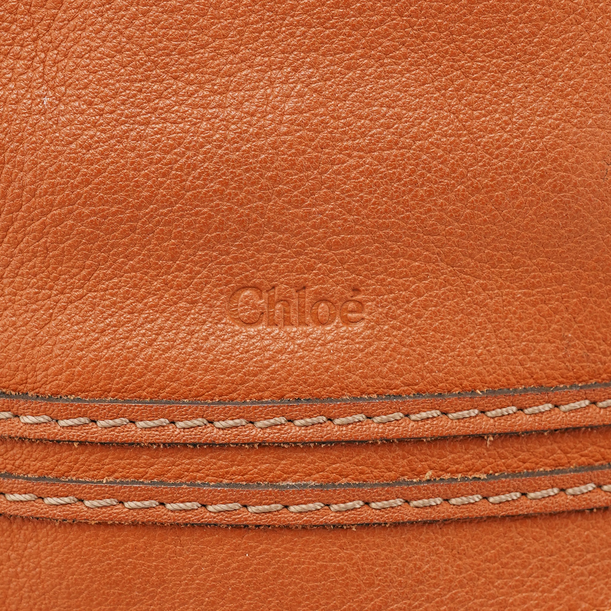 Chloé Brown Leather Marcie 2-Way Bag