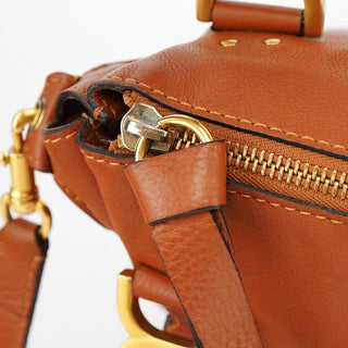 Chloé Brown Leather Marcie 2-Way Bag