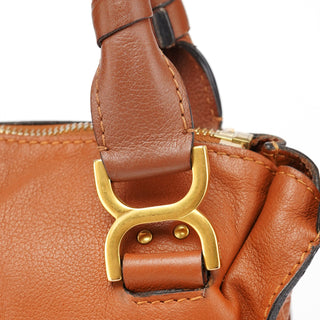 Chloé Brown Leather Marcie 2-Way Bag