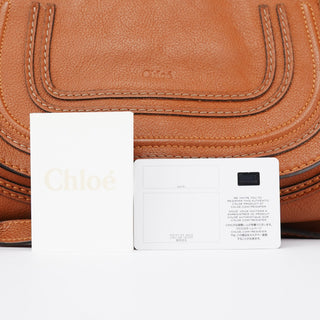 Chloé Brown Leather Marcie 2-Way Bag