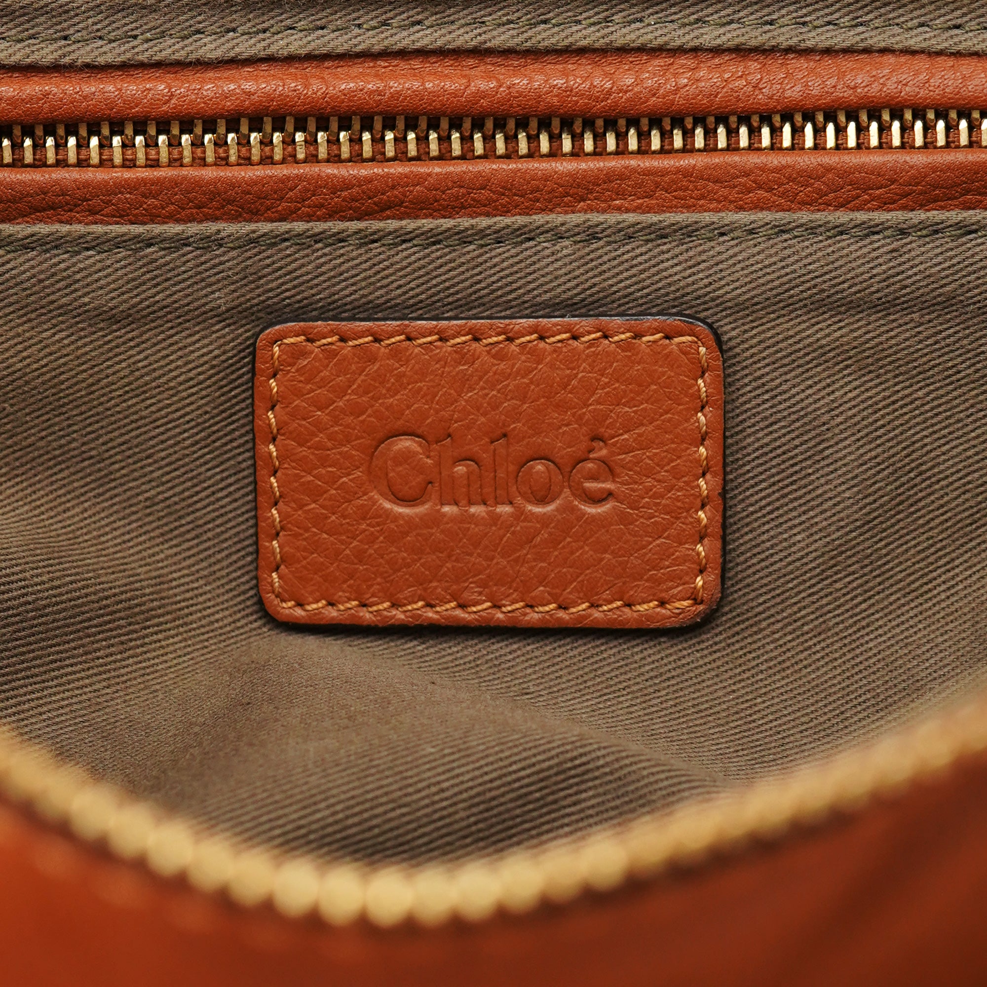 Chloé Brown Leather Marcie 2-Way Bag