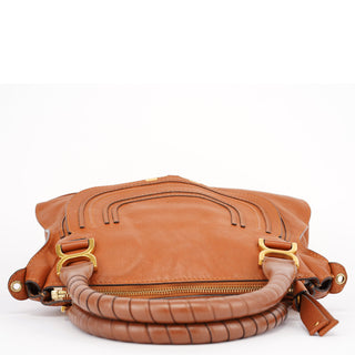 Chloé Brown Leather Marcie 2-Way Bag