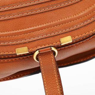 Chloé Brown Leather Marcie 2-Way Bag