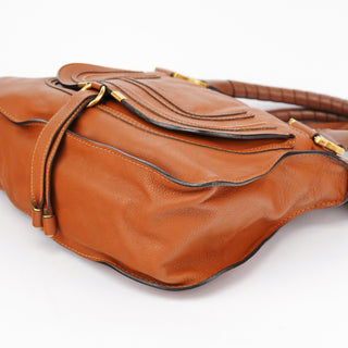 Chloé Brown Leather Marcie 2-Way Bag