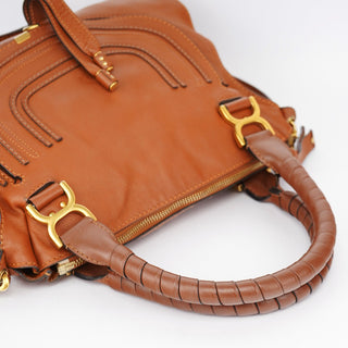 Chloé Brown Leather Marcie 2-Way Bag