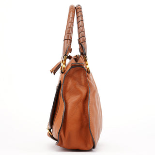Chloé Brown Leather Marcie 2-Way Bag