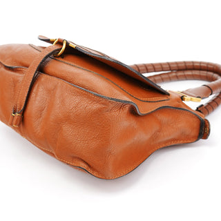 Chloe Brown Leather Marcie 2-Way Bag