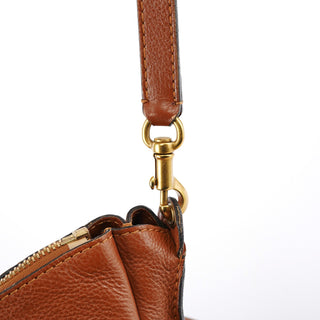 Chloe Brown Leather Marcie 2-Way Bag