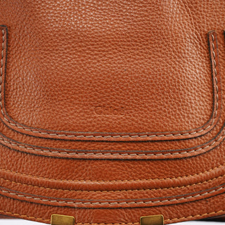Chloe Brown Leather Marcie 2-Way Bag