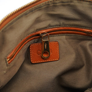 Chloe Brown Leather Marcie 2-Way Bag