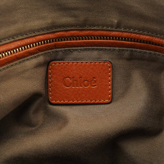 Chloe Brown Leather Marcie 2-Way Bag