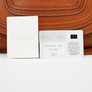 Chloe Brown Leather Marcie 2-Way Bag