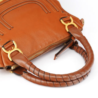 Chloe Brown Leather Marcie 2-Way Bag