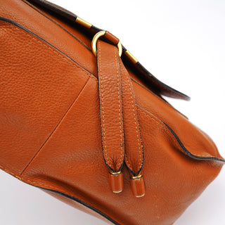 Chloe Brown Leather Marcie 2-Way Bag