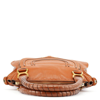 Chloe Brown Leather Marcie 2-Way Bag