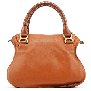 Chloe Brown Leather Marcie 2-Way Bag