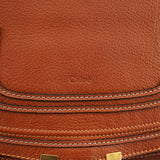 Chloe Brown Leather Marcie 2-Way Bag