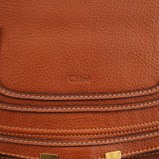 Chloe Brown Leather Marcie 2-Way Bag