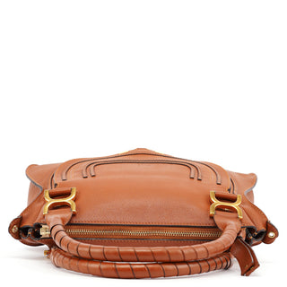 Chloe Brown Leather Marcie 2-Way Bag