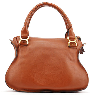 Chloe Brown Leather Marcie 2-Way Bag