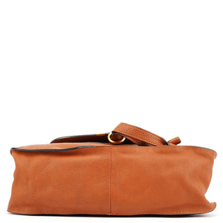Chloe Brown Leather Marcie 2-Way Bag