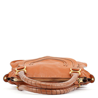 Chloe Brown Leather Marcie 2-Way Bag